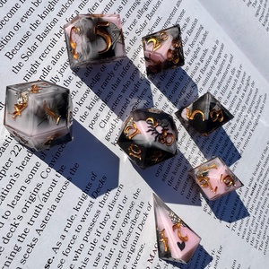 [Witchcraft IV.] - 7 darabos kocka készlet  - játék & sport - táblajáték és kártyajáték - társasjátékok - dobókocka - Meska.hu