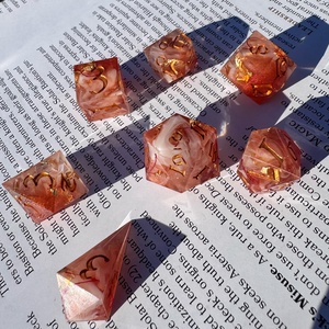 [Threads of Fate] -  7 darabos kocka készlet  - játék & sport - táblajáték és kártyajáték - társasjátékok - Meska.hu