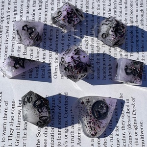 [Chromatic Confetti]  - witchy kocka készlet  - játék & sport - táblajáték és kártyajáték - társasjátékok - Meska.hu