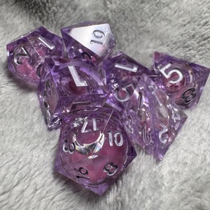 [Witch Blood] - 7 darabos liquid core kocka készlet  - játék & sport - táblajáték és kártyajáték - társasjátékok - Meska.hu