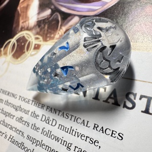 [Frost Shard] - Single D10 - játék & sport - táblajáték és kártyajáték - társasjátékok - dobókocka - Meska.hu