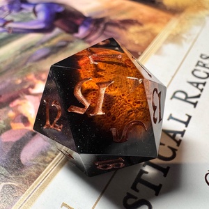 [Blood Moon] - Single D20 - játék & sport - táblajáték és kártyajáték - társasjátékok - dobókocka - Meska.hu