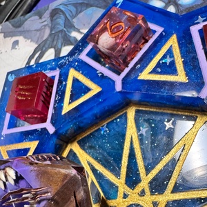 [FOGLALT - Starlit Mage] - Spell tracker - Dobótálca - otthon & életmód - dekoráció - asztal és polc dekoráció - asztaldísz - Meska.hu