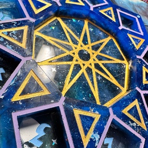 [FOGLALT - Starlit Mage] - Spell tracker - Dobótálca - otthon & életmód - dekoráció - asztal és polc dekoráció - asztaldísz - Meska.hu