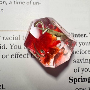 [Floral Inspiration] - Inspiration d6 - játék & sport - táblajáték és kártyajáték - társasjátékok - dobókocka - Meska.hu