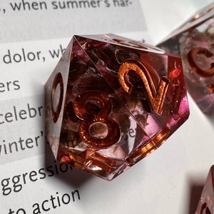 [Fire Dragon] - 7 darabos kocka készlet  - játék & sport - táblajáték és kártyajáték - társasjátékok - dobókocka - Meska.hu