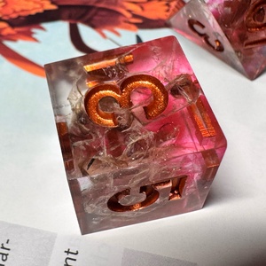 [Fire Dragon] - 7 darabos kocka készlet  - játék & sport - táblajáték és kártyajáték - társasjátékok - dobókocka - Meska.hu