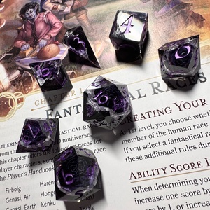 [Voidbloom] - 7 darabos kocka készlet  - játék & sport - táblajáték és kártyajáték - társasjátékok - dobókocka - Meska.hu