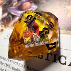 [Tarot] - Crystal d20  - játék & sport - táblajáték és kártyajáték - társasjátékok - dobókocka - Meska.hu