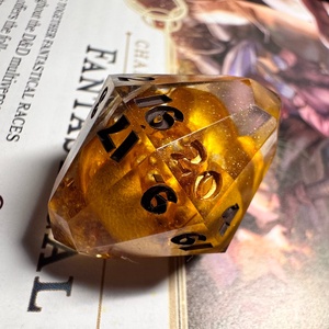 [Tarot] - Crystal d20  - játék & sport - táblajáték és kártyajáték - társasjátékok - dobókocka - Meska.hu