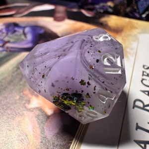 [Lavender Dreams] - Crystal d20  - játék & sport - táblajáték és kártyajáték - társasjátékok - dobókocka - Meska.hu