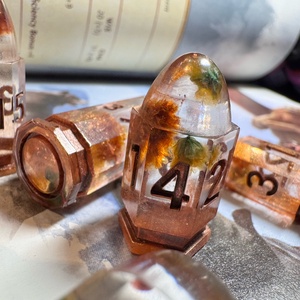 [Rusted Flora]  - �töltény kocka készlet  - játék & sport - táblajáték és kártyajáték - társasjátékok - dobókocka - Meska.hu