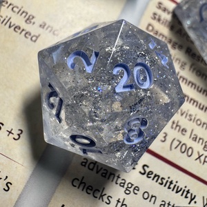 [Fractured Diamond] - 7 darabos kocka készlet  - játék & sport - táblajáték és kártyajáték - társasjátékok - dobókocka - Meska.hu