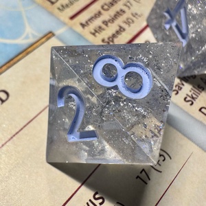 [Fractured Diamond] - 7 darabos kocka készlet  - játék & sport - táblajáték és kártyajáték - társasjátékok - dobókocka - Meska.hu