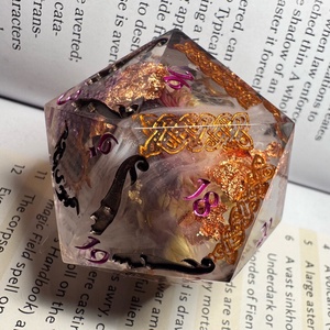 �Bloom - 42mm CHONK d20, Játék & Sport, Táblajáték és Kártyajáték, Társasjátékok, Dobókocka, Festett tárgyak, Mindenmás, MESKA