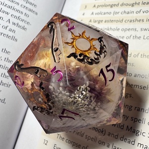 �Bloom - 42mm CHONK d20 - játék & sport - táblajáték és kártyajáték - társasjátékok - dobókocka - Meska.hu