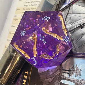 �Royalty - 42mm CHONK d20 - játék & sport - táblajáték és kártyajáték - társasjátékok - dobókocka - Meska.hu