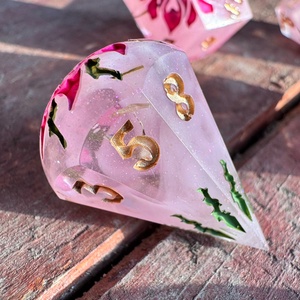 [Spring Bloom] - 7 darabos kocka készlet  - játék & sport - táblajáték és kártyajáték - társasjátékok - dobókocka - Meska.hu