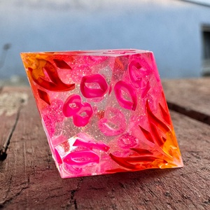 [Kingsflame] - 7 darabos kocka készlet  - játék & sport - táblajáték és kártyajáték - társasjátékok - dobókocka - Meska.hu