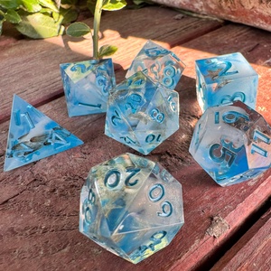 [Blue Dragon]  - kocka készlet  - Meska.hu