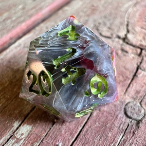 [Poison Ivy] - standard d20 - játék & sport - táblajáték és kártyajáték - társasjátékok - dobókocka - Meska.hu