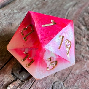 [Lovebird II.] - standard d20 - játék & sport - táblajáték és kártyajáték - társasjátékok - dobókocka - Meska.hu