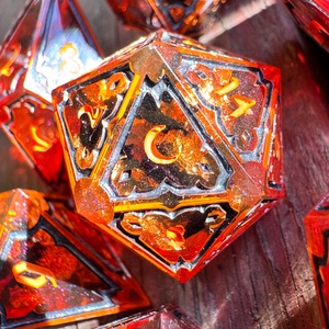 [Cathedral of Embers] - kocka készlet - Meska.hu
