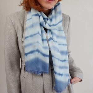 Csíkos design sál, vállkendő, batik stóla  - Meska.hu