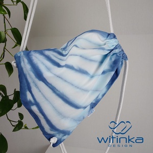 Vastag shibori hátizsák legyezőmintával -  - Meska.hu
