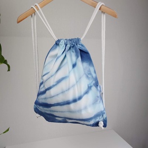 Vastag shibori hátizsák legyezőmintával -  - Meska.hu
