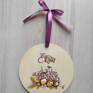 Happy Easter fali dekoráció, Otthon & Életmód, Dekoráció, Fali és függő dekoráció, Falra akasztható dekor, , MESKA