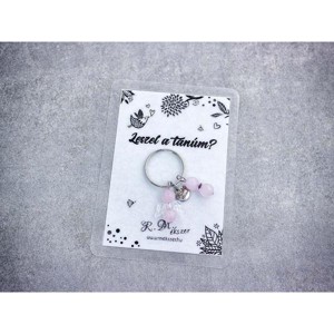 Leszel a tanúm kulcstartó rózsakvarccal, Esküvő, Meghívó & Kártya, Tanú felkérő, , MESKA