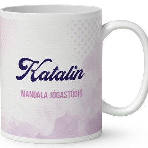 Névvel kérhető - Jóga manó gyakorlat mintás bögre - otthon & életmód - konyhafelszerelés, tálalás - tálalás - bögre & csésze - Meska.hu
