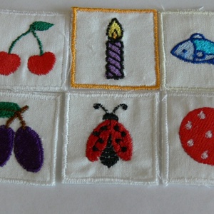 Óvodai, ovis, bölcsi jel rávasalható, hímzett - Meska.hu