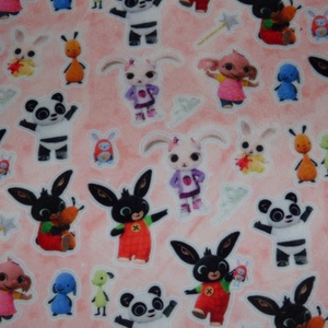 Nyuszis plüssvelúr - kellékek & szerszámok - méteráru - szövet - Meska.hu