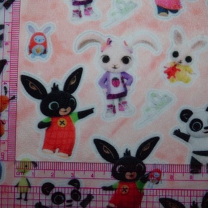 Nyuszis plüssvelúr - kellékek & szerszámok - méteráru - szövet - Meska.hu