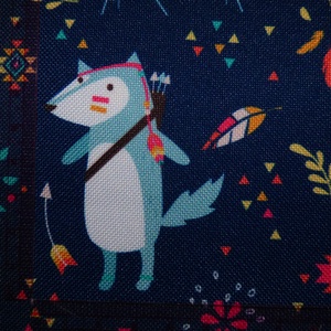 Erdei állatos vízálló szövet, gyöngyvászon - kellékek & szerszámok - méteráru - vászon - gyöngyvászon - Meska.hu