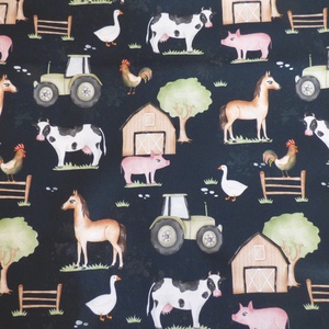 Traktoros, háziállatos vízálló szövet, gyöngyvászon , Kellékek & szerszámok, Méteráru, Vászon, Gyöngyvászon, , MESKA