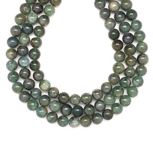 Apatit zöld golyó 8-9mm  ékszerkészítő alapanyag (füzér), Kellékek & szerszámok, Ásvány alapanyag, Ásványfüzér, , MESKA