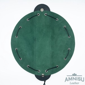 Fekete - zöld bőr 2in1 szütyő és kockatálca M8031-7001 - játék & sport - szerepjáték - Meska.hu