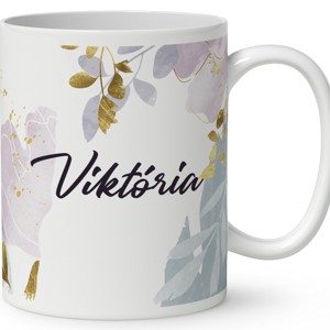 Kérd a neveddel - Tündéri lila elefánt mintás bögre - otthon & életmód - konyhafelszerelés, tálalás - tálalás - bögre & csésze - Meska.hu