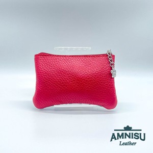 Piros - matyó mintás ívelt egy cipzáras kulcstartó C5017 - táska & tok - kulcstartó & táskadísz - kulcstartó - Meska.hu