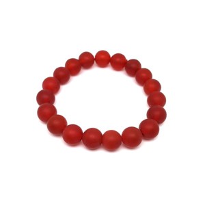 Karneol matt golyó karkötő 10mm, Ékszer, Karkötő, Ásványkarkötő, , MESKA