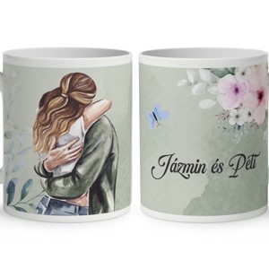 Névvel kérhető - Ez szerelem... mintás bögre, Otthon & Életmód, Konyhafelszerelés, tálalás, Tálalás, Bögre & Csésze, , MESKA