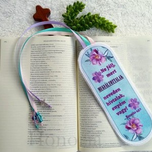 Keresztény, idézetes könyvjelző (Ézsaiás 43:1), Könyv & Zene, Könyvjelző, , MESKA