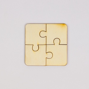 Kirakós játék lézervágott fa poháralátét - kis méretű - puzzle - kávénak - teának - névnap - A010 -  - Meska.hu