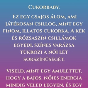 Cukorbébi fülbevaló - Csillámvarázs Kollekció - ékszer - fülbevaló - lógó fülbevaló - Meska.hu