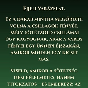 Éjjeli Varázslat fülbevaló - Csillámvarázs Kollekció - ékszer - fülbevaló - lógó fülbevaló - Meska.hu