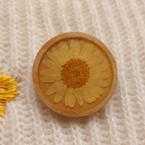 Műgyanta kitűzők - Növényi Talizmánok Kollekció, Ékszer, Kitűző és Bross, Kitűző, Mindenmás, MESKA