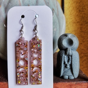 Holdvarázs Fülbevaló - Moon Garden Kollekció - Meska.hu